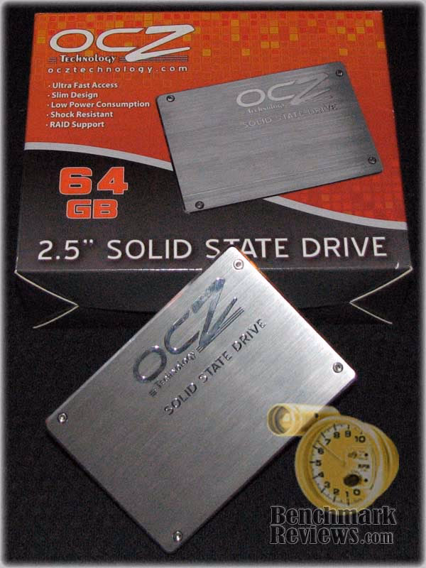 In 2008, OCZ will introduce its new high-capacity SATA and SATAII Solid State Drives offering consumers a faster, more reliable and power efficient alternative to standard hard disc drives for laptops.  As Benchmark Reviews witnessed at CES, the new SSD from OCZ looks like it can take a beating.