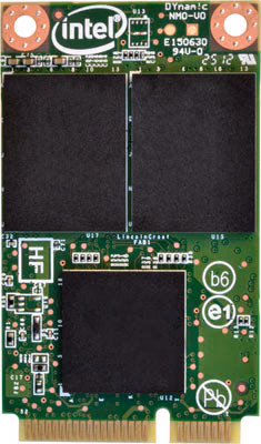 Intel 525 SSD, front view