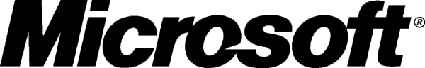 Microsoft Logo Black 600px