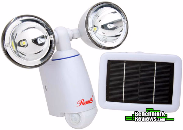 Rosewill RSL 113 Dual LED PIR Solar Charged Lights