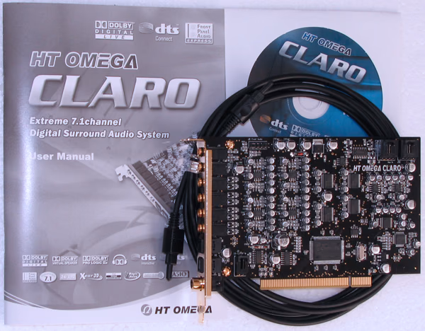 HT Omega CLARO 7.1-Channel Sound Card Kit
