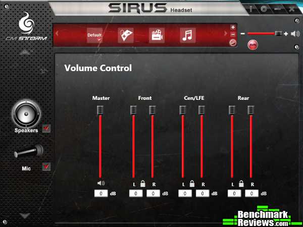 CM Storm Sirus 5.1 Surround Sound Gaming Headset