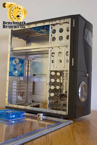 Apevia X-Telstar Black Aluminum Mid-Tower ATX Case