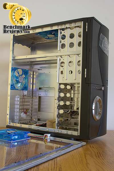 Apevia X-Telstar Black Aluminum Mid-Tower ATX Case