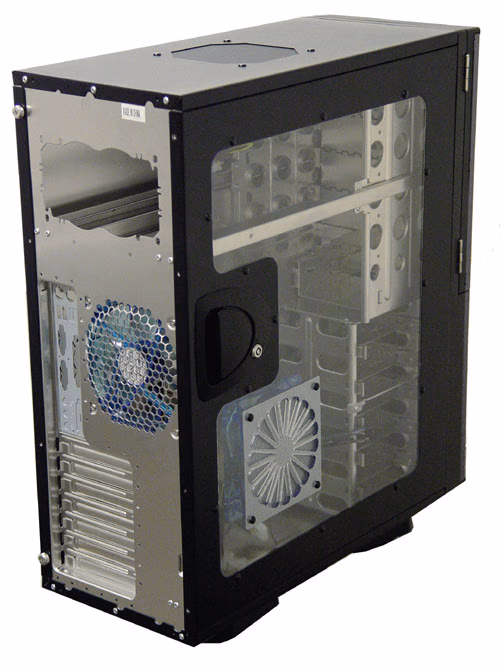 Apevia X-Telstar Black Aluminum Mid-Tower ATX Case