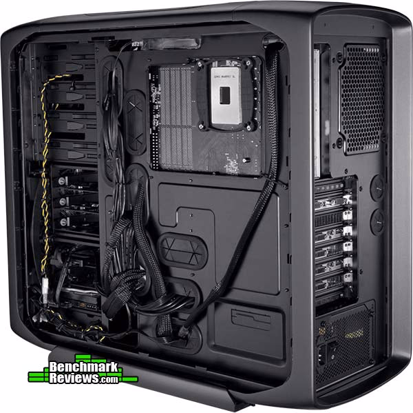 Corsair Graphite 600T Cable, side view