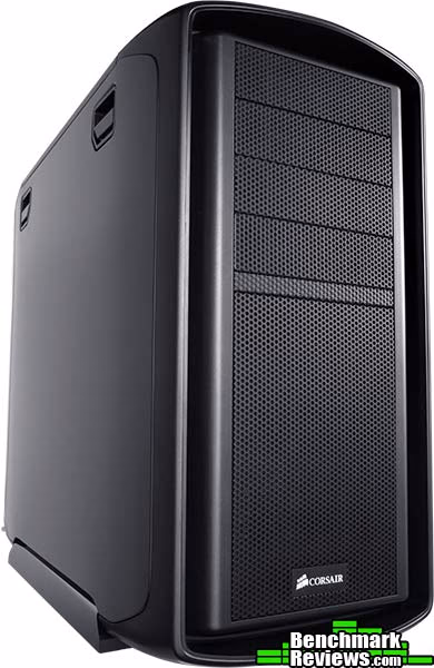 Corsair Graphite 600T Front, corner view
