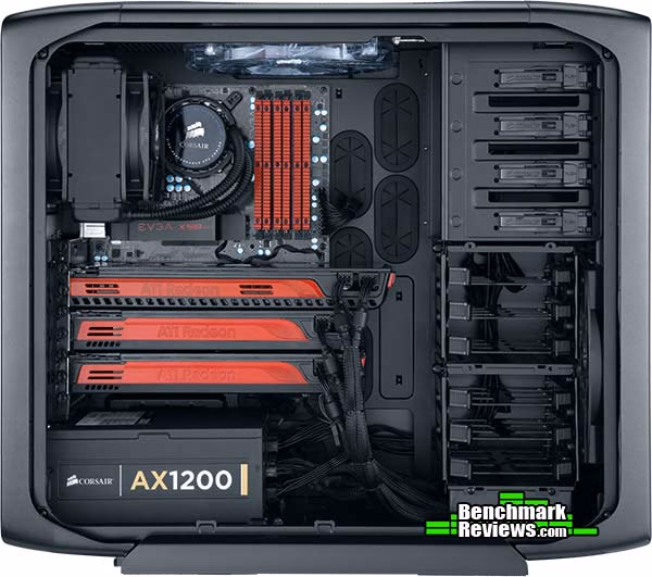 Corsair Graphite 600T Side H70