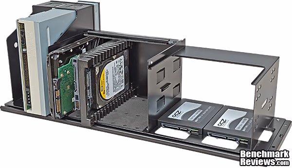 SilverStone Grandia GD07 HTPC Case Drive Carriage Full