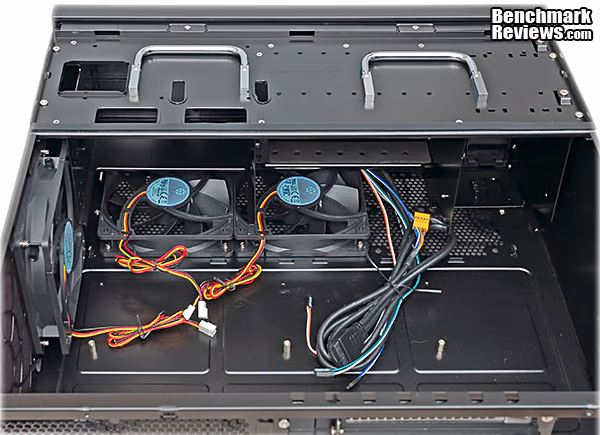 SilverStone Grandia GD07 HTPC Case Interior Fans