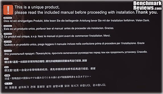 SilverStone Grandia GD07 HTPC Case Warning