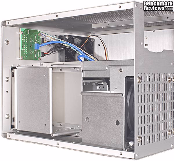 XIGMATEK Gigas MicroATX PC Case Open, top view