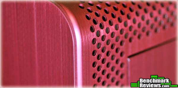 Lian Li Pc v1020, closeup