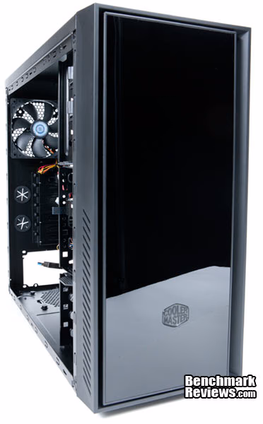 CoolerMaster Silencio 550 3QTR OpenSide