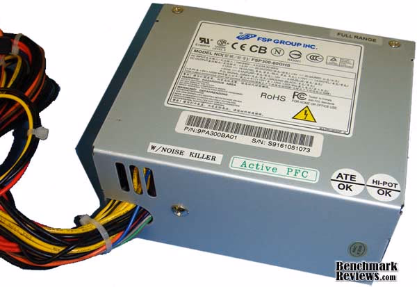 SilverStone SG06 PSU, top view