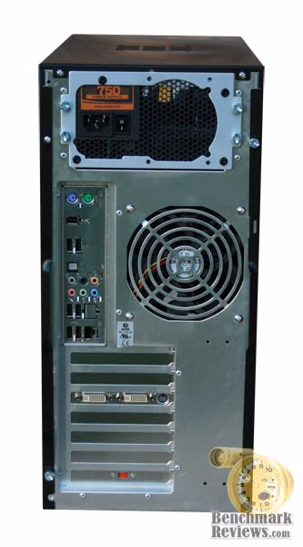 Lian Li pc7b plusII Rear View