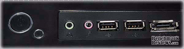NZXT m59 Front, ports