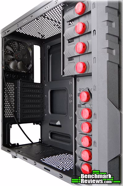 Thermaltake Spacecraft VF I Case Interior, rear view