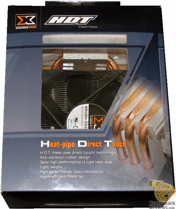 Xigmatek HDT-S1283 Exposed Copper Heatpipe 120mm CPU Cooler 