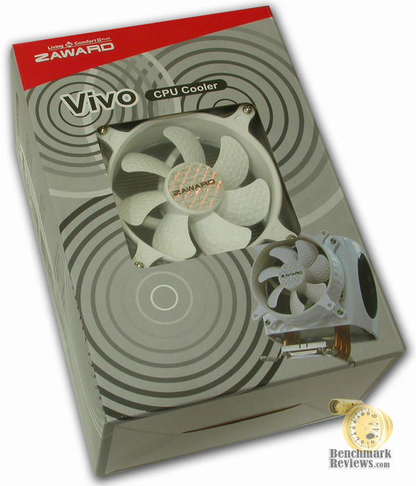 Zaward VIVO PCJ004 Exposed Copper Heatpipe CPU Cooler 