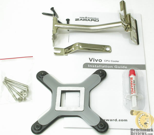 Zaward VIVO PCJ004 Exposed Copper Heatpipe CPU Cooler