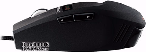 Logitech G9x Gaming Mouse, side view