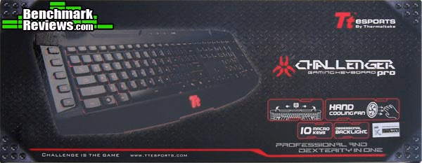 Thermaltake Challenger Pro Gaming Keyboard, box