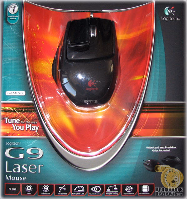 Logitech G9 3200 dpi Laser USB Gaming Mouse 910-000173