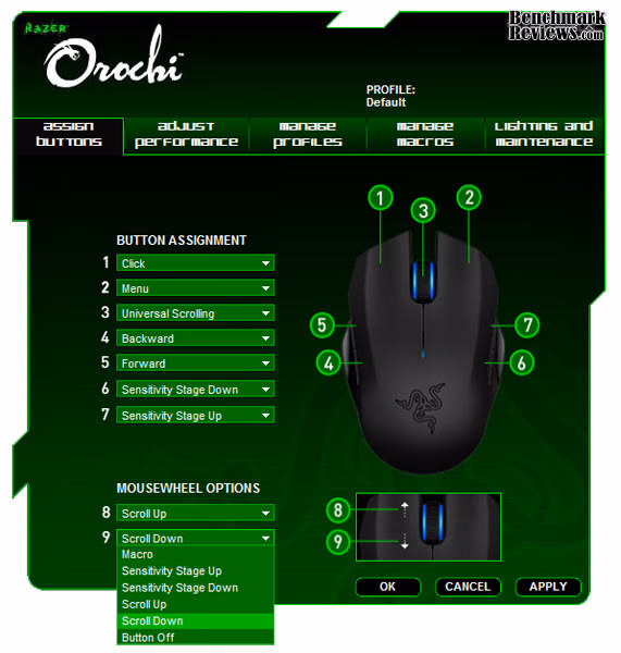Razer Orochi Driver Assign Buttons