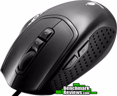CM Storm Xornet Mouse Thumb, angle view