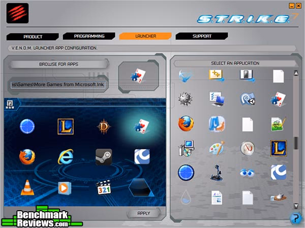 Mad Catz Strike 7 Software Launcher