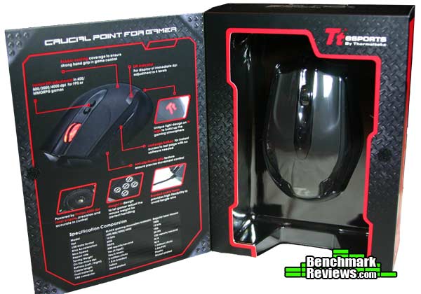 Thermaltake Black Gaming Mouse