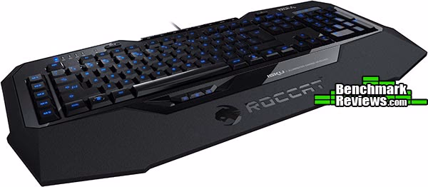Roccat ISKU Illuminated Gaming Keyboard Angle Left