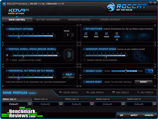 Roccat Kova Driver, main