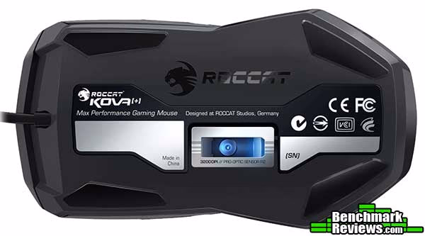 Roccat Kova Mouse, bottom view