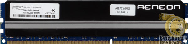Aeneon PC3-10666 CL8-8-8-15 AXH760UD00-13GA98X DDR3 1333MHz 1.5V 2x1GB RAM Kit