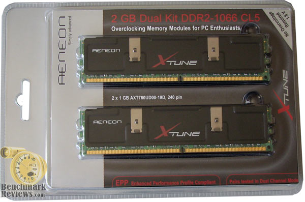 Aeneon Xtune PC2-8500 CL5 1066MHz DDR2 RAM Kit 
