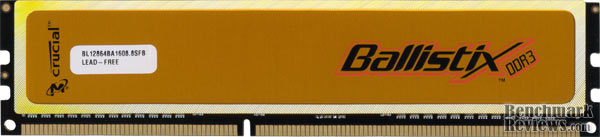 Crucial Ballistix PC3-12800 CL8 BL12864BA1608.8SFB DDR3 1600MHz 2x1GB RAM Kit 