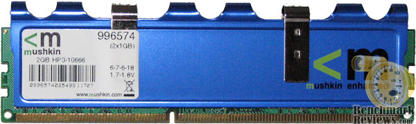 Mushkin PC3-10666 CL6-7-6-18 HP3-10666 DDR3 1333MHz 1GBx2 1.8V RAM Kit