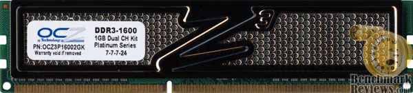OCZ PC3-12800 DDR3 1600MHz 2GB RAM Kit OCZ3P16002GK