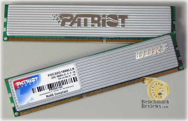 Patriot PC3-15000 High-Speed DDR3 1866MHz 2GB RAM Kit PDC32G1866LLK 