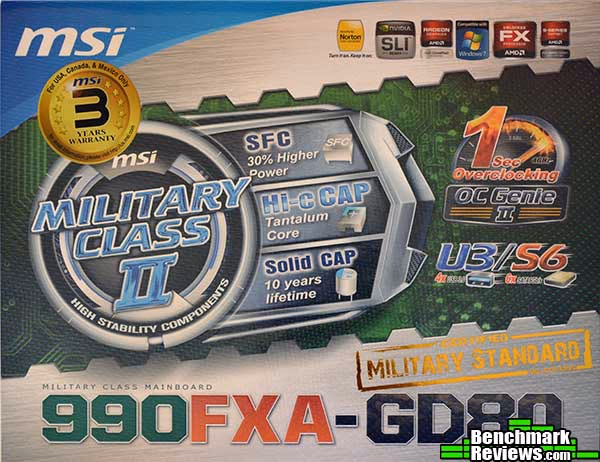 MSI 990fxa gd80, box