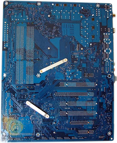 GA EP45T EXTREME PCB, bottom view