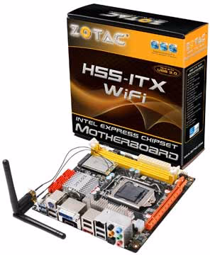Zotac H55ITX C E Mini ITX Motherboard