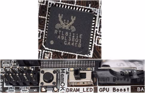 ASUS P8H67 I Deluxe Chips1