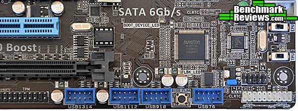 ASUS p8z77 V Lower Right