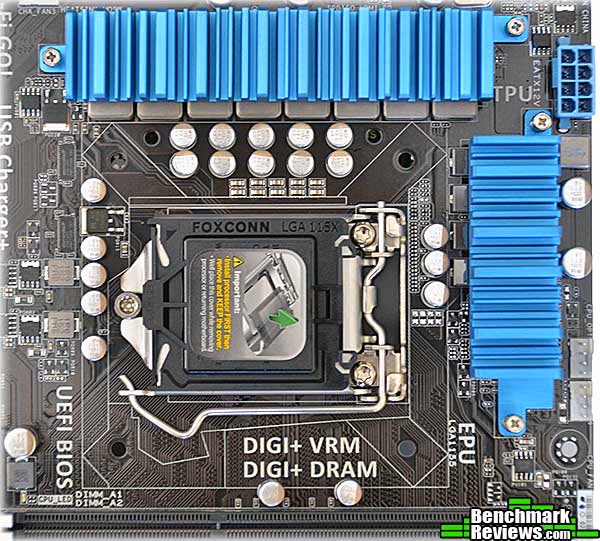 ASUS p8z77 V Socket Area