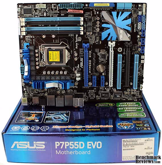 ASUS p7p55d Evo Retail, package