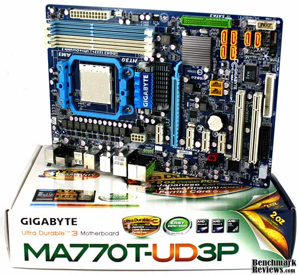 Gigabyte ma770t ud3p Box And Board