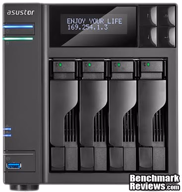 ASUSTOR AS 640T NAS Server 4bay, front view